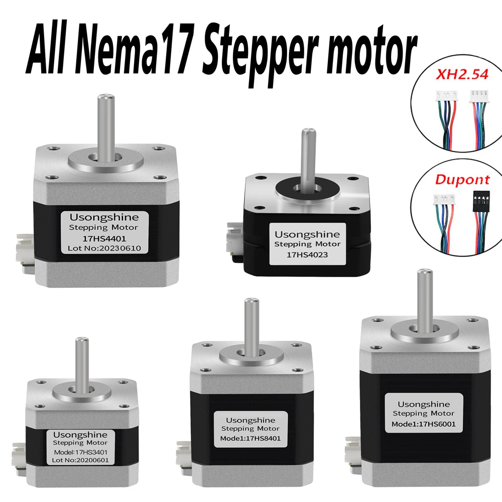 Stepper Motor Nema17 - Usongshine Wszystkie Silniki Krokowe Nema17 17HS4401