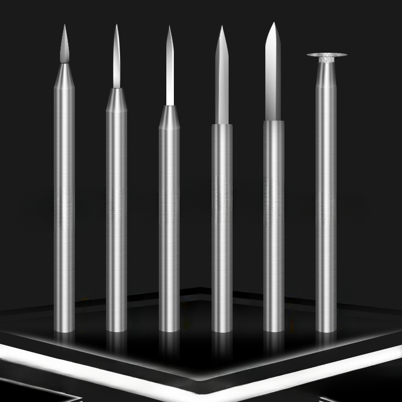 End Mill Set - Zestaw 6 noży do grawerowania i