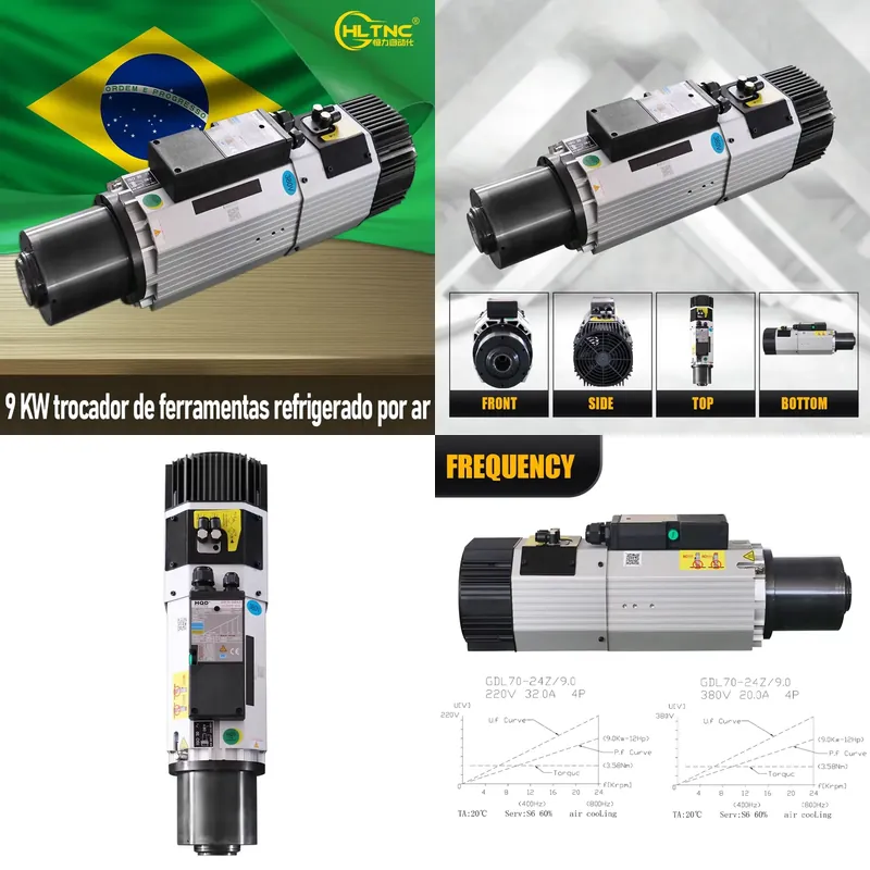 Spindle Motor - AP01 9KW ISO30 Chłodzony powietrzem silnik