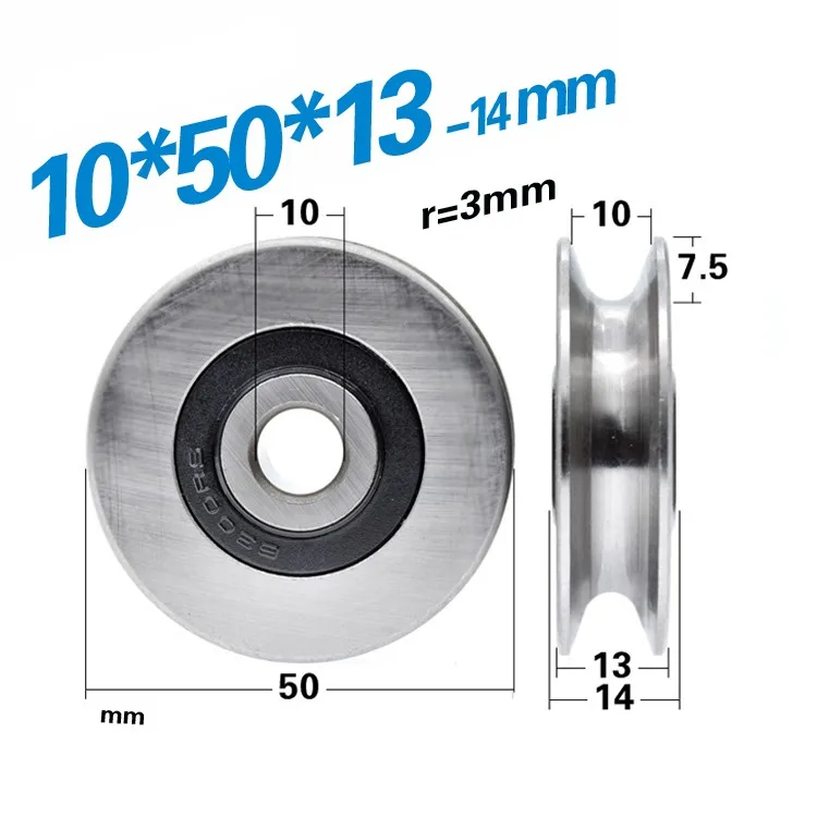 1PC 10/12*50*13mm rolka koła z – V Slot Wheel recenzja i cena