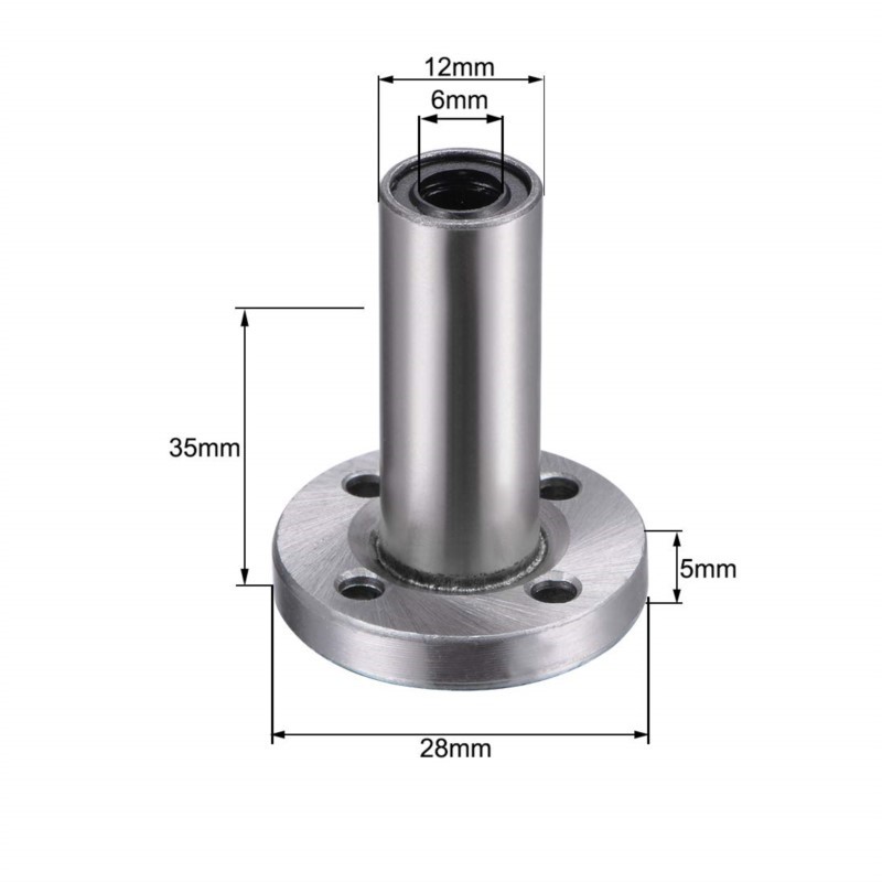 4 szt./opakowanie Lmf8uu Lmf10 – Lm8Uu Bearing recenzja i cena