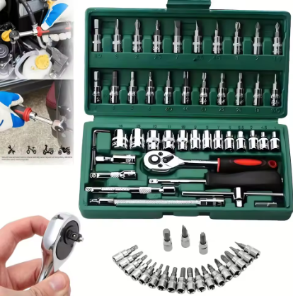 Zestaw kluczy nasadowych 46 sz – Cnc Bits recenzja i cena