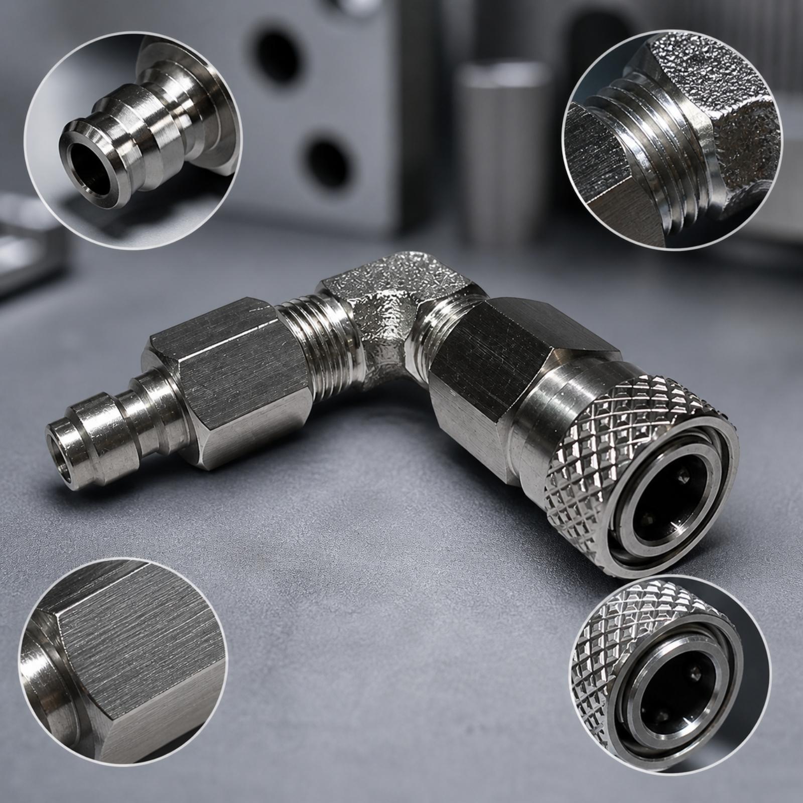 Kątowy, szybkozłączny element  – Coupling 8Mm recenzja i cena