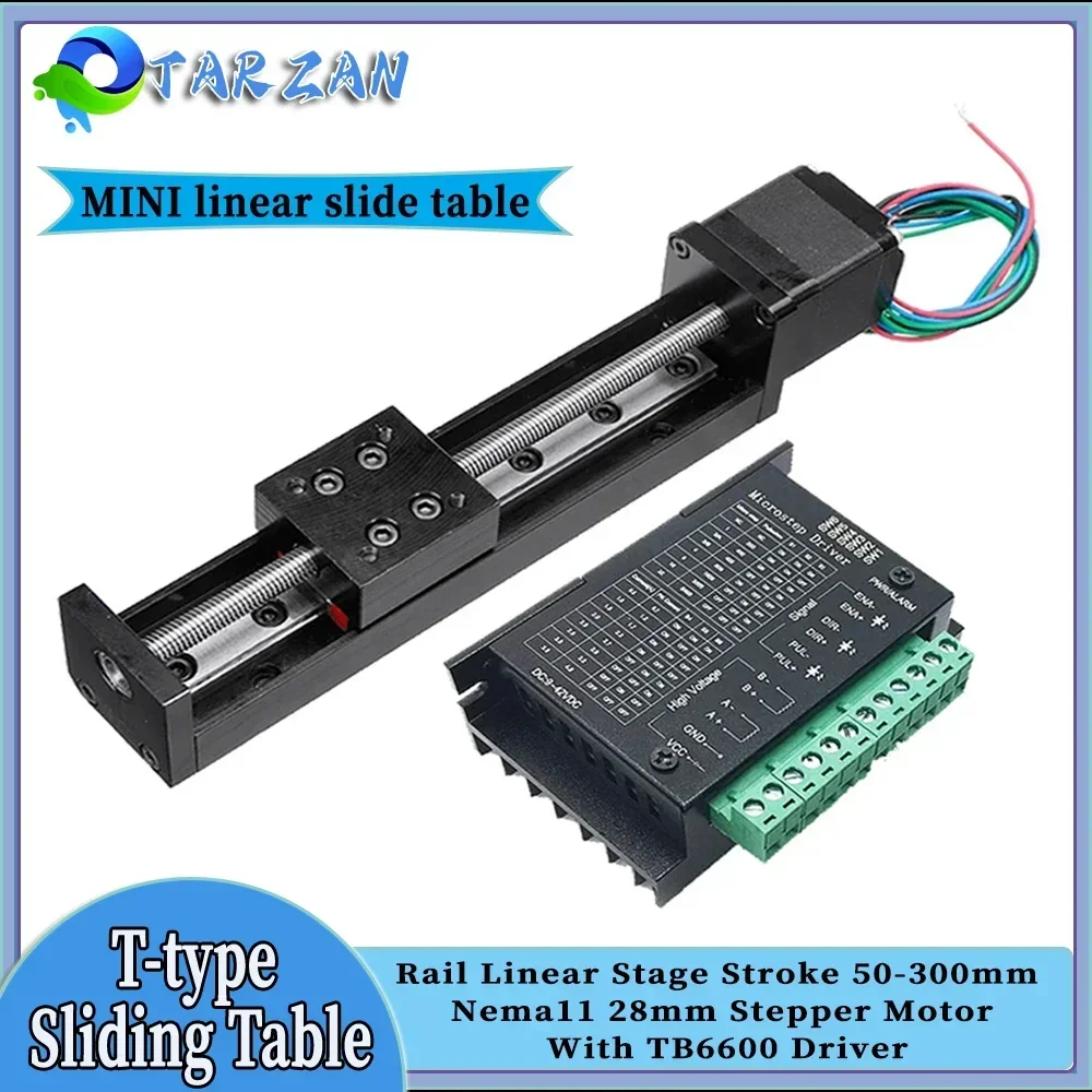 CNC Mini stół przesuwny typu T – Linear Rod 8Mm recenzja i cena